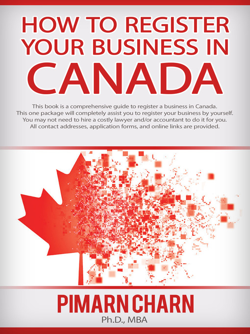 Title details for How to Register Your Business in Canada by Pimarn Charn - Wait list